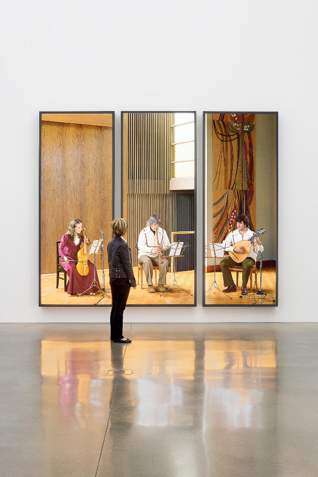 Rodney Graham: 3 Musicians (Members of the Early Music Group 