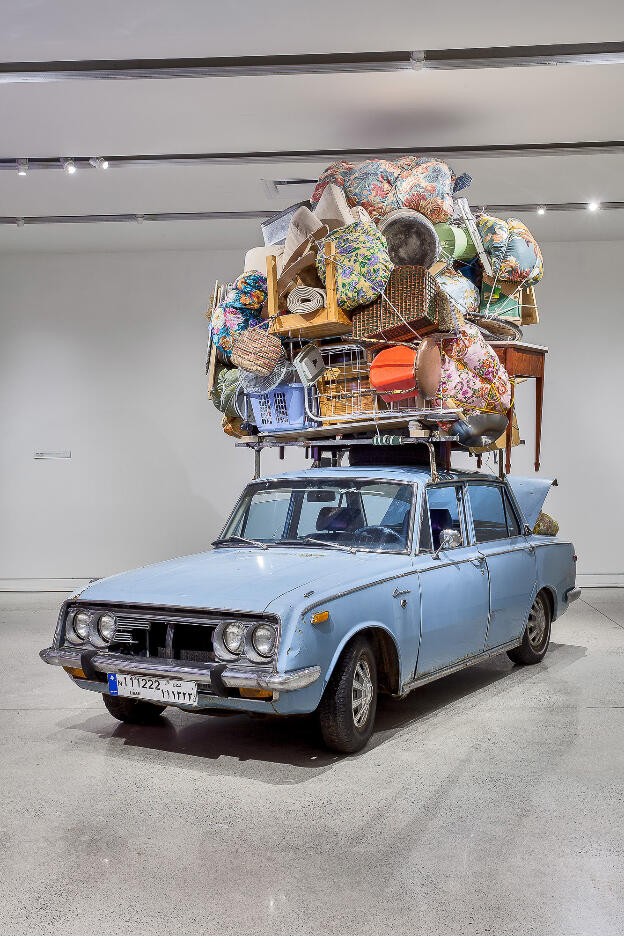 Ayman Baalbaki: Destination X, 2010/2013; installed Museum of Anthropology, 2013