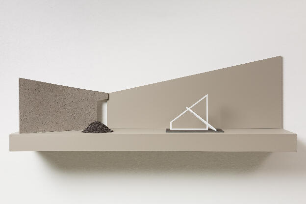 Julie York: rendering of a rendering miniature monument