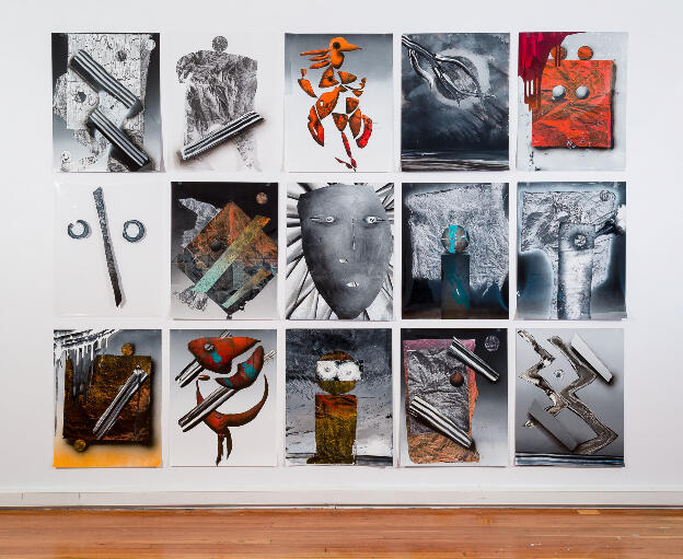 Ryan Peter: Sediment, installation view, Republic Gallery, 2014