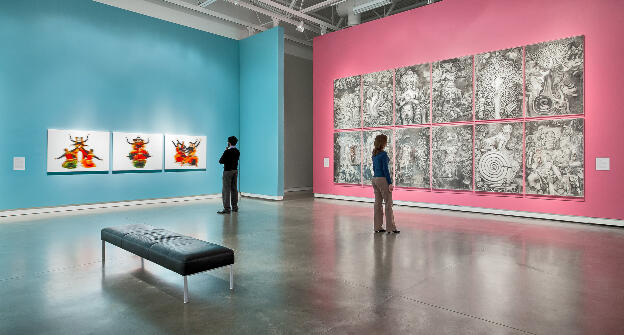Spectacular Sangeet, installation view, Surrey Art Gallery, 2013