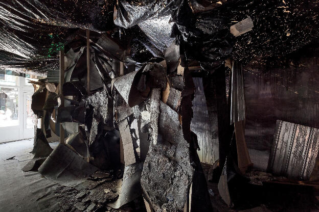 Abigail DeVille: Gastown Follies, installation view, Artspeak, 2013