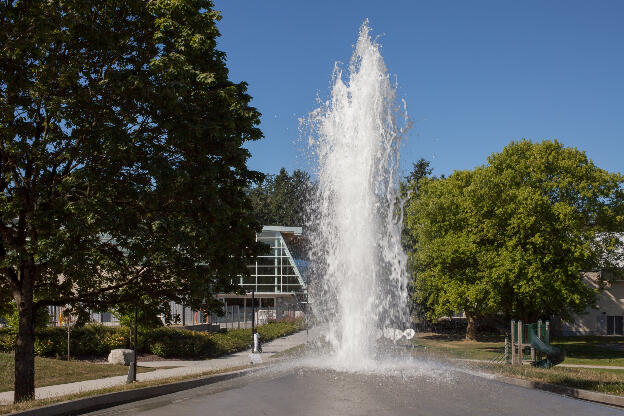 Vanessa Kwan & Erica Stocking: Hillcrest Geyser, 2012; Hillcrest Park, Vancouver BC
