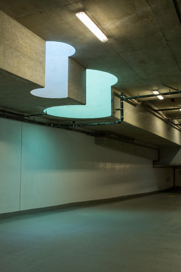 Devon Knowles: Total Running Time, 2015; Eclipse Building, Burnaby BC